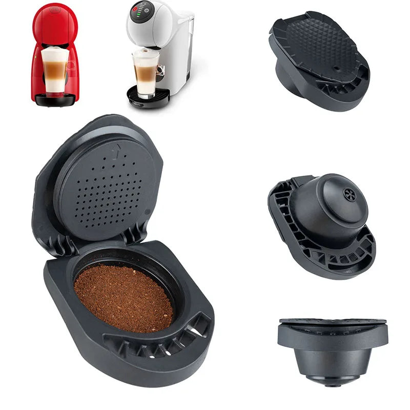 Reusable Eco-Friendly Plastic Adapter for Maker Coffee Capsule Machines (Picc Olo X Genio S)-Multifunction Stocked Cafe Use