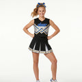 Hot Sales Custom Sublimated/Tackle Twill Spandex Nylon Cheerleading Uniforms Costume OEM Custom Logo Dance Set for School Events