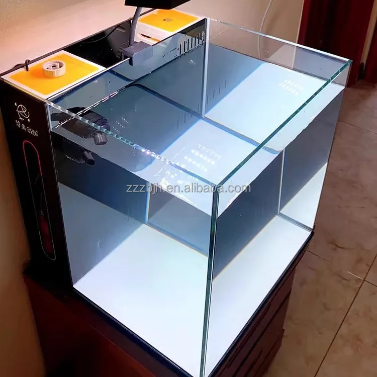 ZOOBAM Custom Capacity Marine Aquarium Glass Tank 220V Eco-Friendly for Saltwater Freshwater Fish Fish Coral Post Filter for