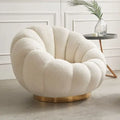 Nordic Teddy Luxury Leisure Lounge Chair Single Seater Wool Fabric Armchair for Home Office Minimalist for Living Room Bedroom