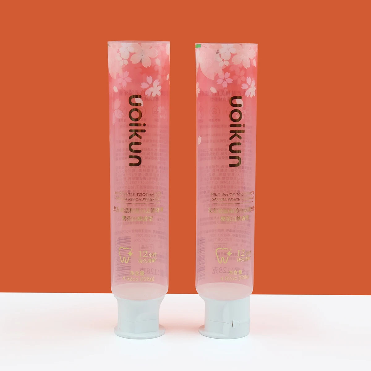 Manufacturer Customized Printing logo Transparent Plastic Squeeze Lotion Toothpaste Tubes Butler Hotel PE Packaging Tube