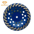 7 Inch 180mm Grit 30 Medium Bond Turbo Diamond Grinding Wheel with 24 Segment