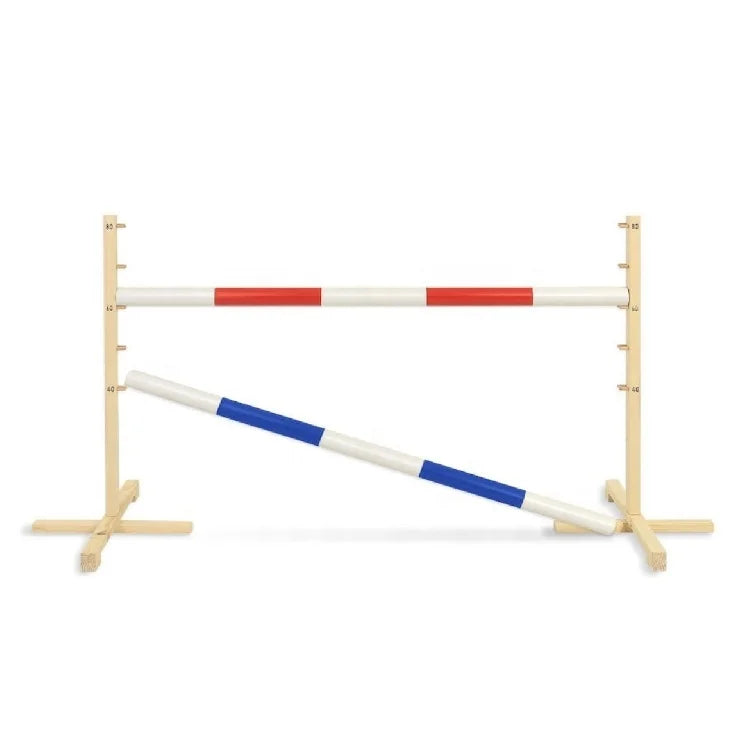 Durable and Safe 80cm Height Jump Agility Active Wooden Handmade Hobby Horse Jumping Obstacle