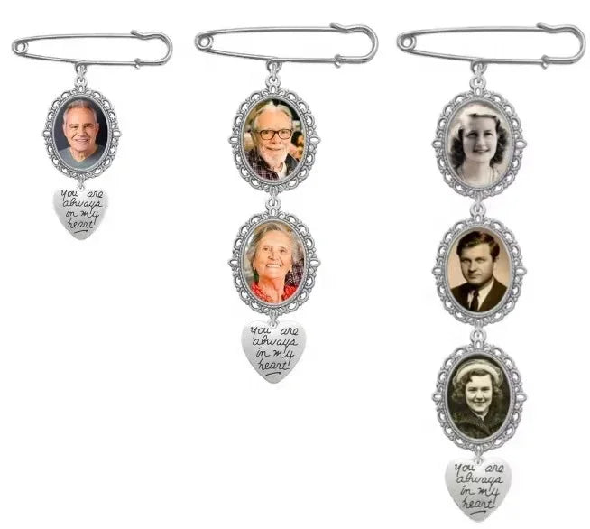 Personalized Wedding Bouquet Photo Charm