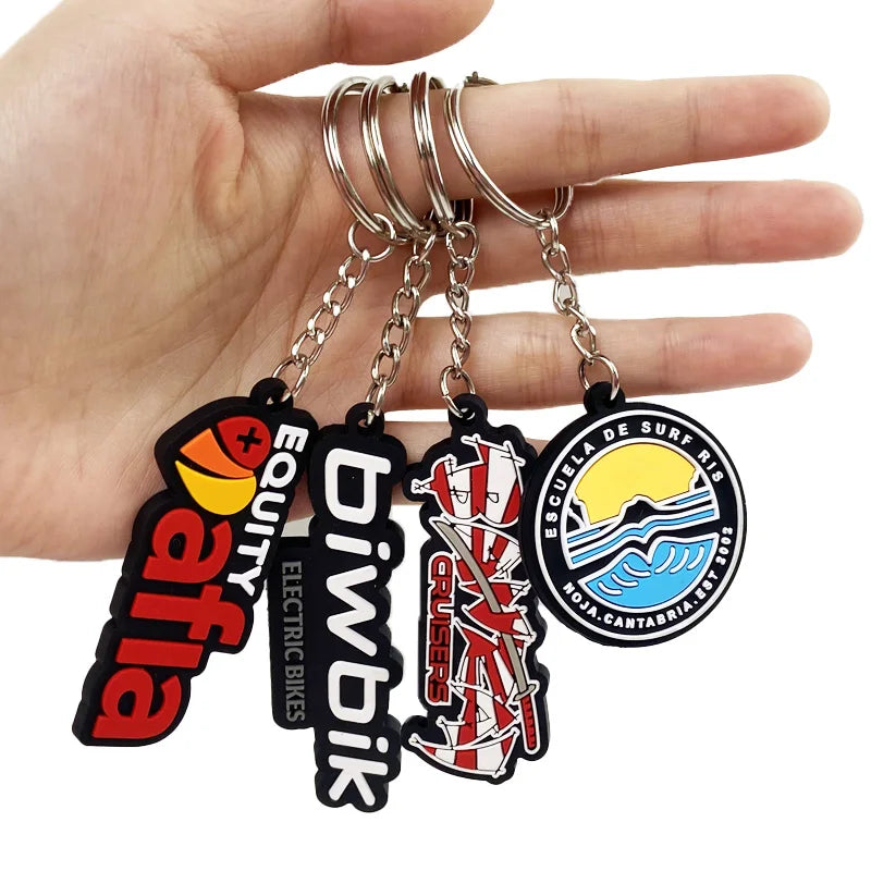 Wholesale Personalized Silicon Rubber Keychain Custom 2d3d Pvc Keychain Accessories