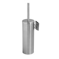 Matte 304 Stainless Steel Square Toilet Accessories Wall Mounted Toilet Cleaning Brush Holder