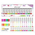JTING Free Private Label Sample Design Painting Gel Liner Nail Polish Uv 12 Colors Set for Nails Salon Professional