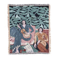 Manufactures Gift Personalized Cotton Woven Basket 2022 Throw Blankets