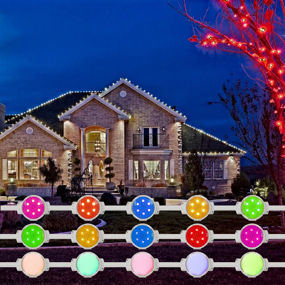 Programming 5050 RGB Led 48v Point Lights LED Pixel Light Waterproof IP68 Led Pixel Point Lighting