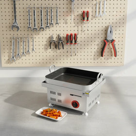 Korean Tteokbokki Non Stick Dukbokki Making Machine Spicy Rice Cakes Maker Electric Gas Heating Seasoning New Year Cake Machine