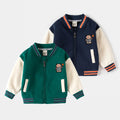 Fashion Autumn Spring  Little Boys Clothing Long Sleeved Sport Jacket Toddler Children Outfits