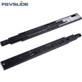 3 Fold Full Extension 45mm Telescopic rails Soft Close Ball Bearing Drawer Slide for Cabinet