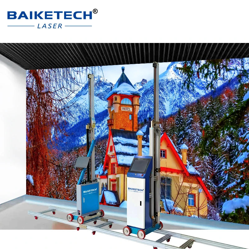 3D 4D 5D Indoor Outdoor Background UV Various Printing Mural AI Wall Drawing Vertical Printer Instead of Painting Machine
