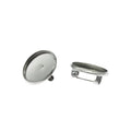 Different Size Stainless Steel Blank Cabochon Tray Finding Polymer  Jewelry Brooch Pendant Base