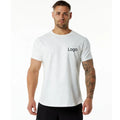 180 GSM Custom Logo 180g Cotton Custom T Shirt DTG Plus Size 3XL Gym Tee Shirt Sports Cotton T-shirt for Men High Quality