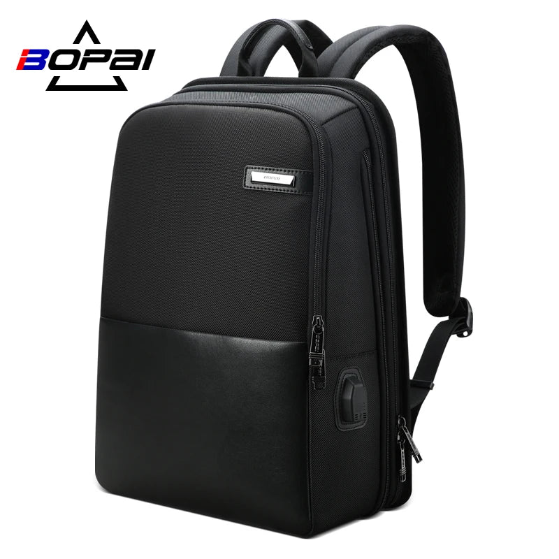 Wholesale BOPAI Factory Fashion Outdoor Soft Strap Water Proof Laptop Backpack Young Men