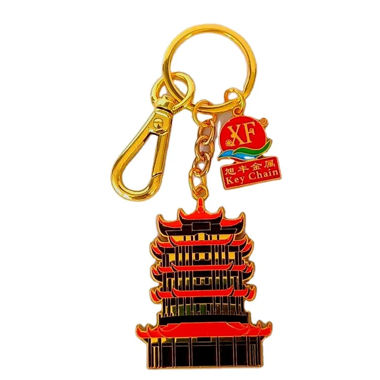 3D Metal Keychain Metal Cheap Custom Keyring Gold Plated  evel knievel Keyring