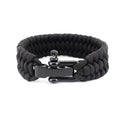 Field Mountaineering Multifunctional Zinc Alloy U-Shaped Umbrella Rope  Wristband