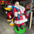 2023 Luxury Christmas Decoration Large Personalized Resin Christmas Santa Claus Figurines Ornaments for Sale