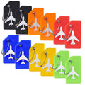 Custom Silicone Luggage Tag Baggage Handbag School Bag Tag Label Travel Suitcase Tags