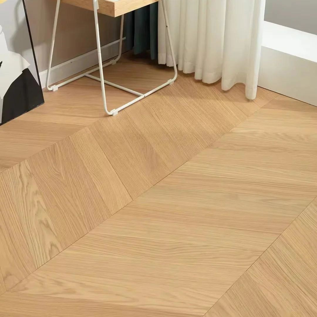 French Oak Chevron 15mm Thick Luxury Modern Design Brushed UV Coated Engineered Wood Flooring Natural Color Indoor Living Room