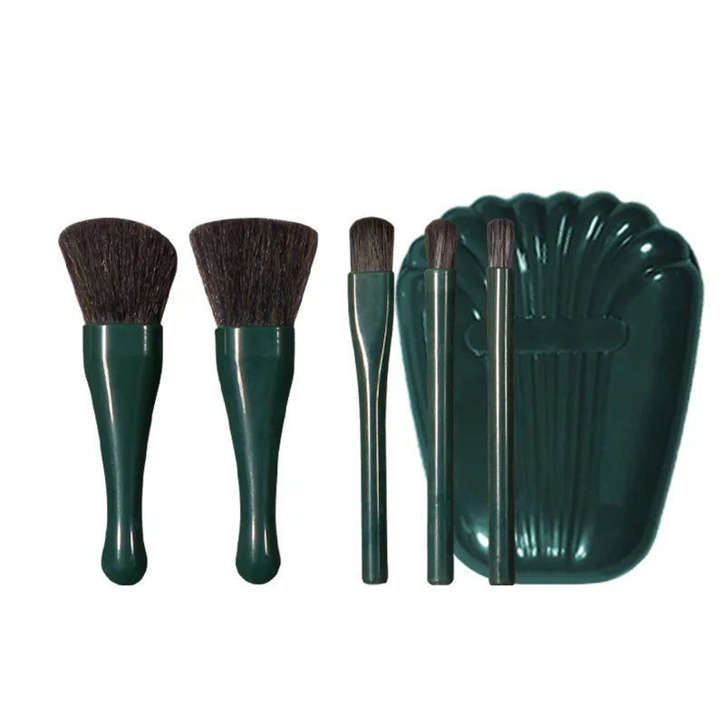Wholesale No Label Acrylic clear Transparent Makeup Brush Storage Box Eco Friendly Biodegradable Brush Makeup