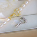 C282 7-8mm 925 Sterling Silver 18K Gold Plated Pearl Clasp for Jewelry Wholesale Metal Cord Ends Clasp Necklace/bracelet Clasp