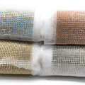 Wholesale Fashion 24 Rows Silver Plated SS20 Crystal Rhinestone Mesh Trim for Garment DIY Sewing Fabric Decoration
