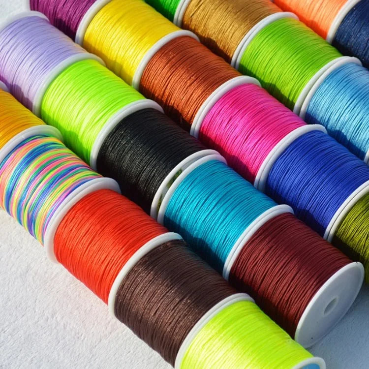 Factory Sale No.72 0.8mm 50g Jade Rope Cord Nylon Thread for Diy Jewelry Making Woven Bracelet