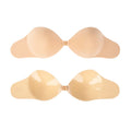 Breathable Seamless Romantic Halter Waterproof One Piece Gathering Invisible Push up Sticky Tape Bra for Plus Size