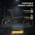 CE Certified Model - Naicisports 20" Carbon Fiber Folding E-Bike for Compact Urban Travel 7-Speed 3