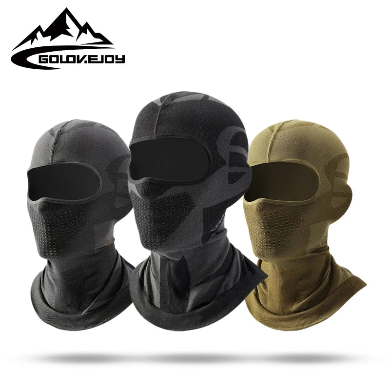 For DTJ40 Sports Balaclava Windproof Waterproof Breathable Face Cover Ski Custom Embroidered Logo with Ears Unisex