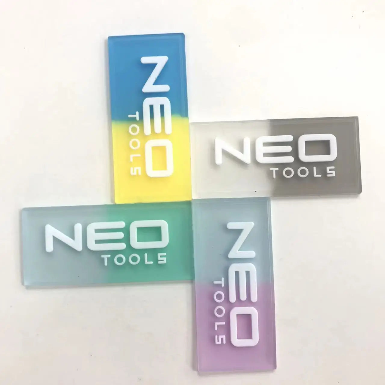 Superior Quality Eco-Friendly Custom Drop Plastic Transparent Clothes Embroidery Patches Neck Labels End Fold Widely Used