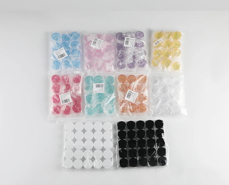 Custom Luxury Clear Pink Plastic Jars 3g 5g Unique Shape for Cosmetics Skincare Packaging Use for Eye Cream and Lipstick