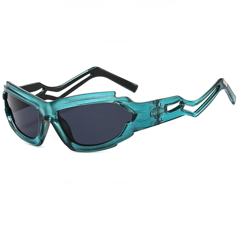 DOISYE Luxury Designer Sunglasses Custom Personality Ins Style Y2K Shades Steampunk for Men Women Wholesale Metal Sun Glasses