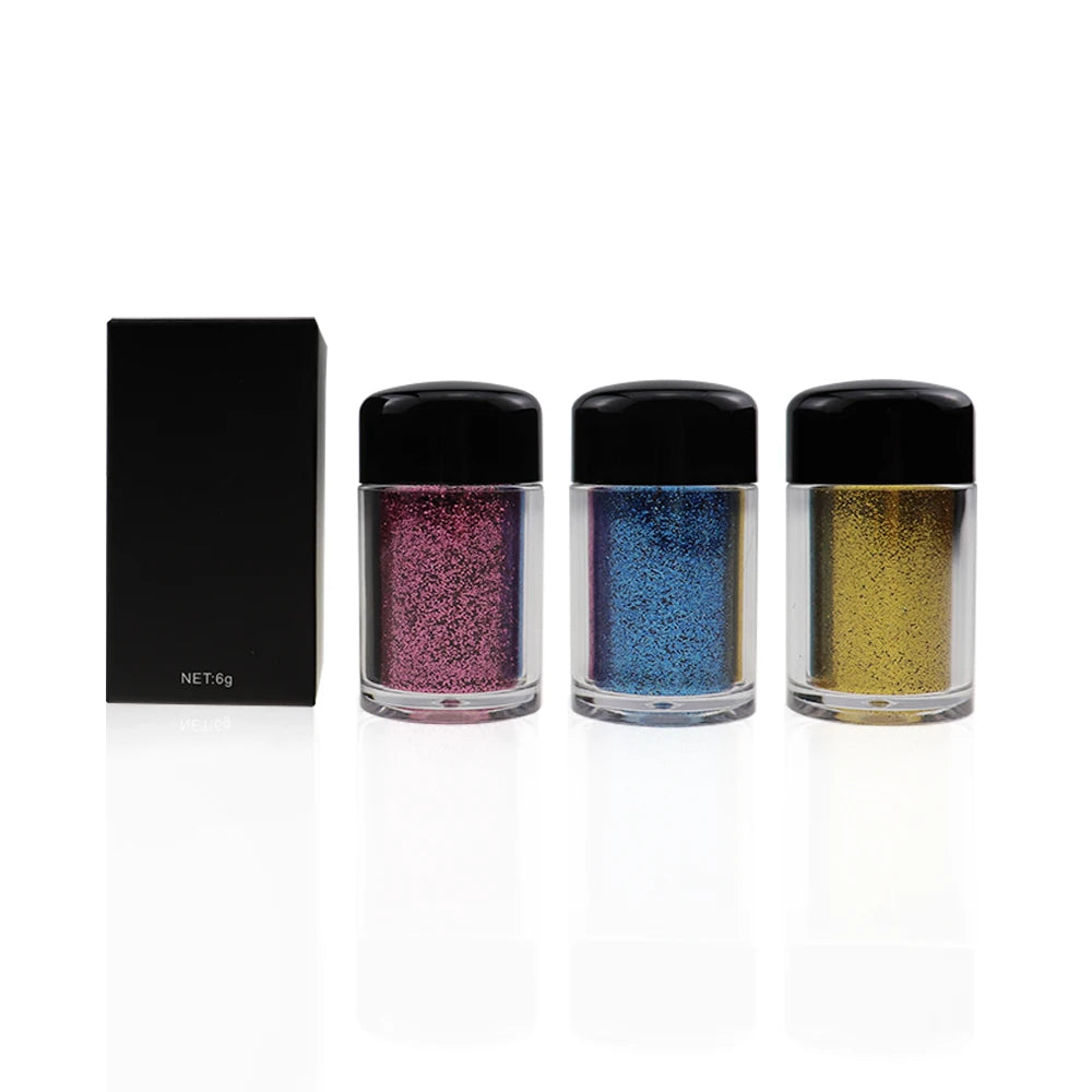 Low Moq Private Label 10 Color Custom Wholesale Glitter Eyeshadow Powder