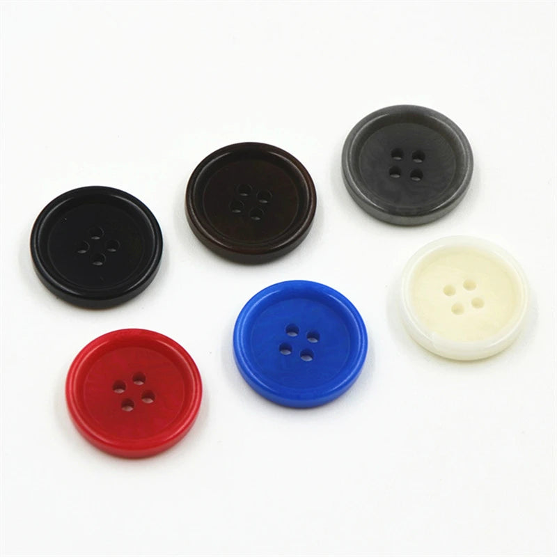 High End Natural 4-Hole Real Corozo Nut Flatback Eco-Friendly Custom Shirt Buttons