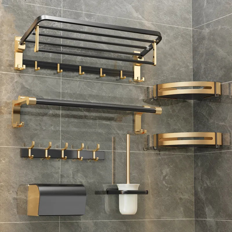 Folding Towel Pole Bathroom Pendant