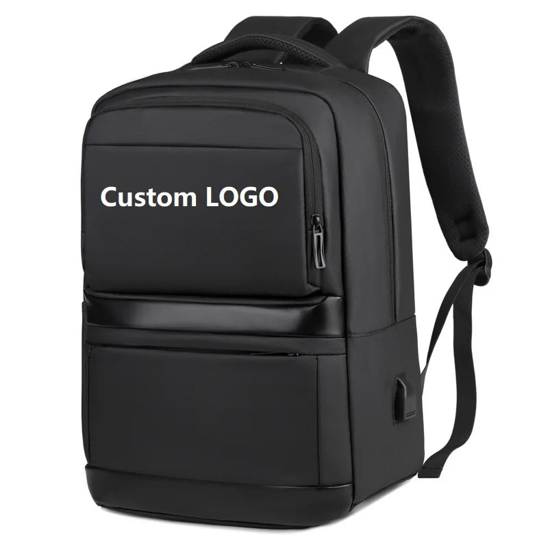 Mens Business Laptop Travel Backpack Bag With USB Charging Waterproof School Office Computer Bag Custom Smart Travelling Bag