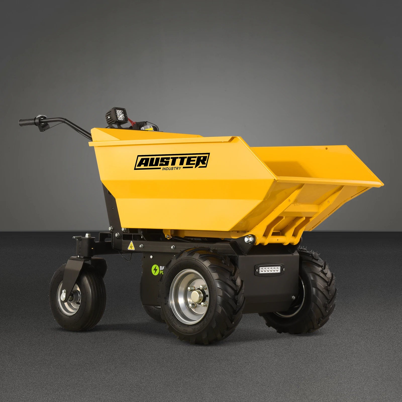 AUSTTER Electric Wheel Barrow 500kg Battery Driven Electric Mini Dumper