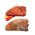 Beauty Care Custom logo Claw Shape Facial Gua Sha Board Mookaite Jasper Stone Traditional Scraper