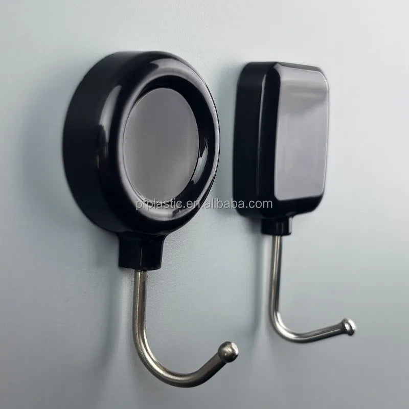 2 PCS Super Magnetic Hooks Stick Hook Kitchen Refrigerator Powerful Magnet Microwave Refrigerator Hanging Hooks