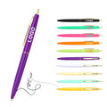 Factory Smooth Writing MultiColor Click Plastic Ball Pens With Customized Logo for Promotion MegaBDM