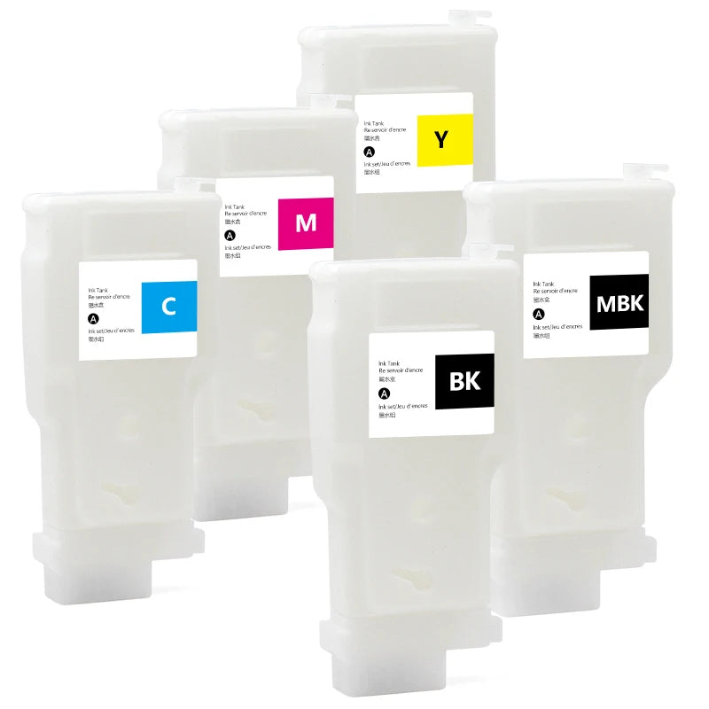 OCBESTJET 300ML PFI-320 Refillable Cartridge With Chip for Canon TM-200/205/300/305 Printer