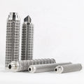 LIANDA New Stainless Steel 20micron Pleated Candle Filter 10inch Length ISO9001 Certified for Liquid Filtration