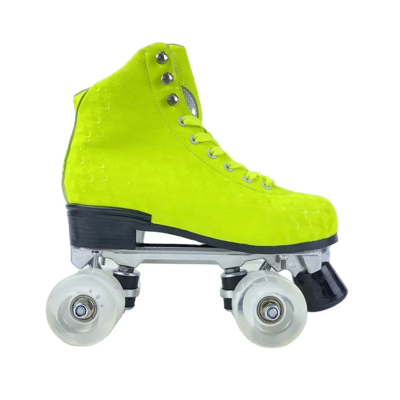 EACH Factory 4 Wheels Roller Skate Shoes Quad Skates Shoes Woman Flashing Roller for Adults