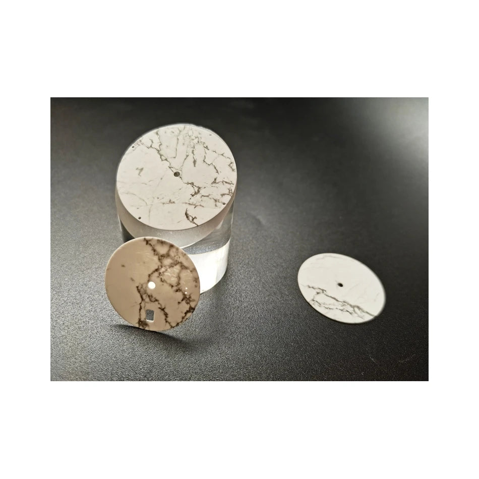 Custom Logo  White Turquoise Watch Wrist Accessories Parts for Mechanical Watch