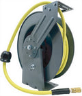 Heavy Duty Steel Retractable Reel With Hybrid Air Hose- With Lead-in Hose 3/8"X50' for North America