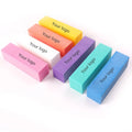 TSZS Professional Private Label Nail Buffer Sponge Korean Quality Nail Buffer Block Disposable White Pink Nail Buffers