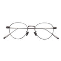 Literary Style Ultra Light Eyeglass Round Fashion Women Optical Metal Eyeglasses Frame